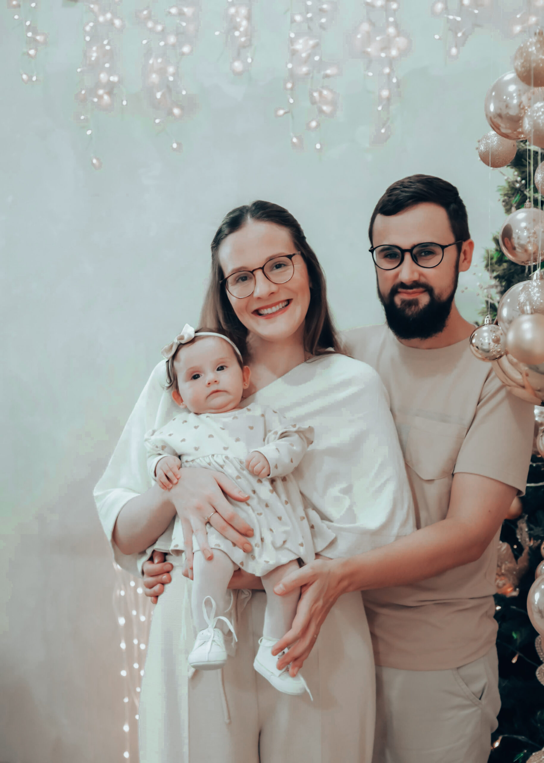 Eduardo, Priscila e Mabel Oliveira